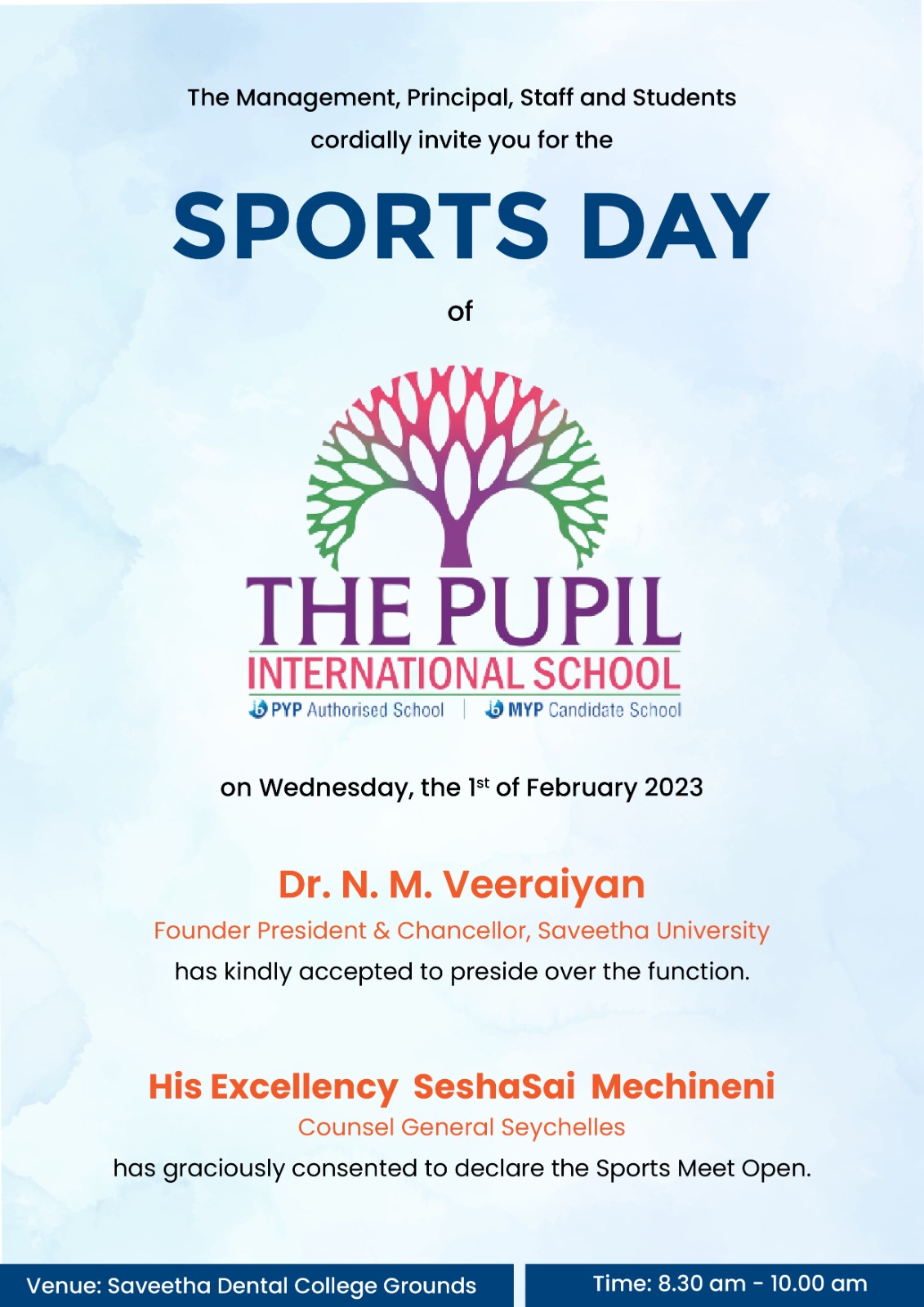 SPORTS DAY INVITE IB 2022 2023